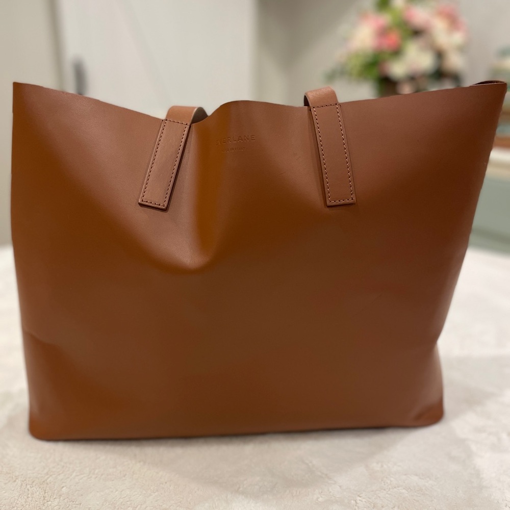 Everlane The Market Tote in Cognac